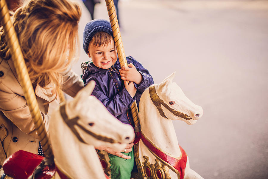 On a carousel ride Photograph by AleksandarNakic