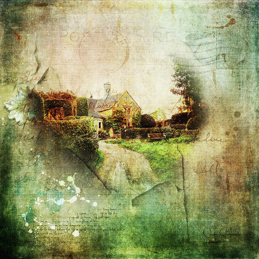 On a Country Lane Digital Art by Nicky Jameson