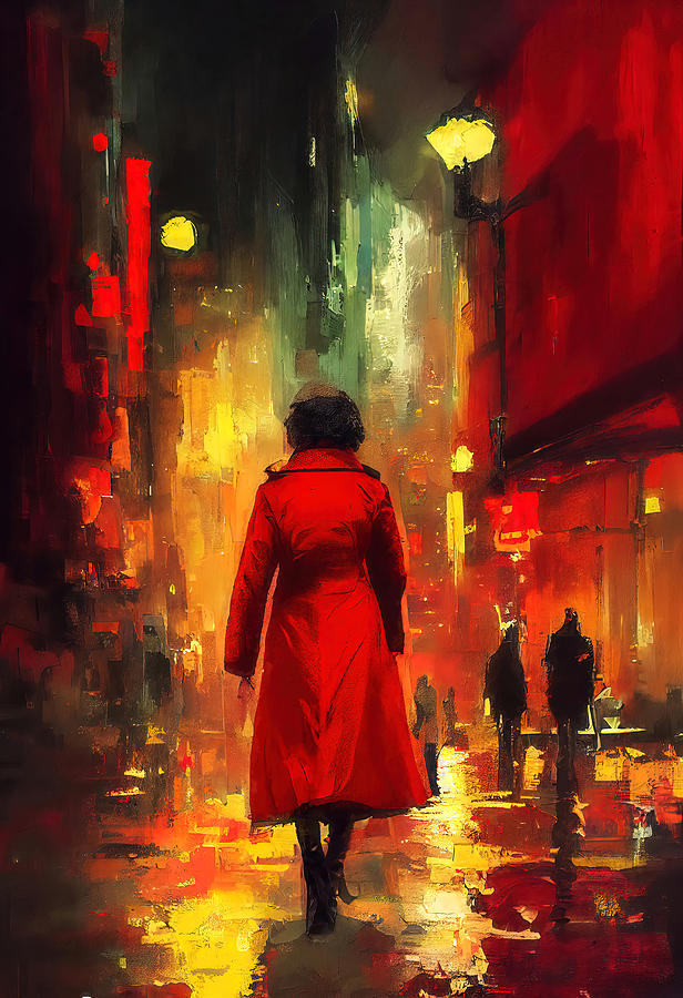 On A Midnight Street, 09 Painting