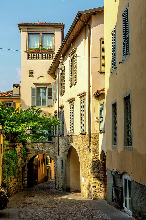 On a Morning Stroll in Bergamo Photograph by W Chris Fooshee