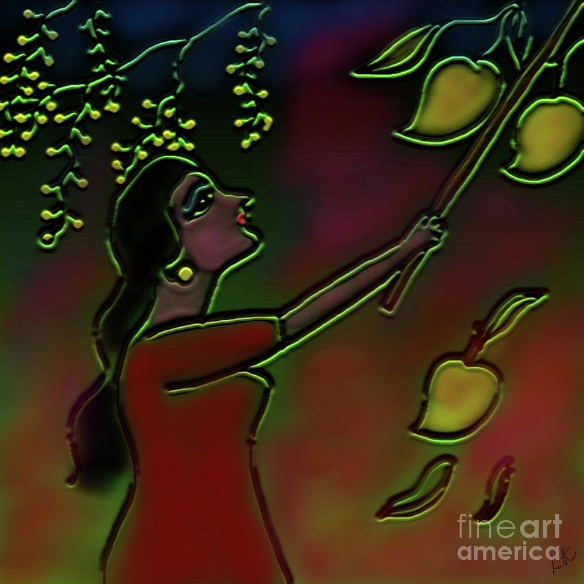 On A Vishu Eve Digital Art by Latha Gokuldas Panicker