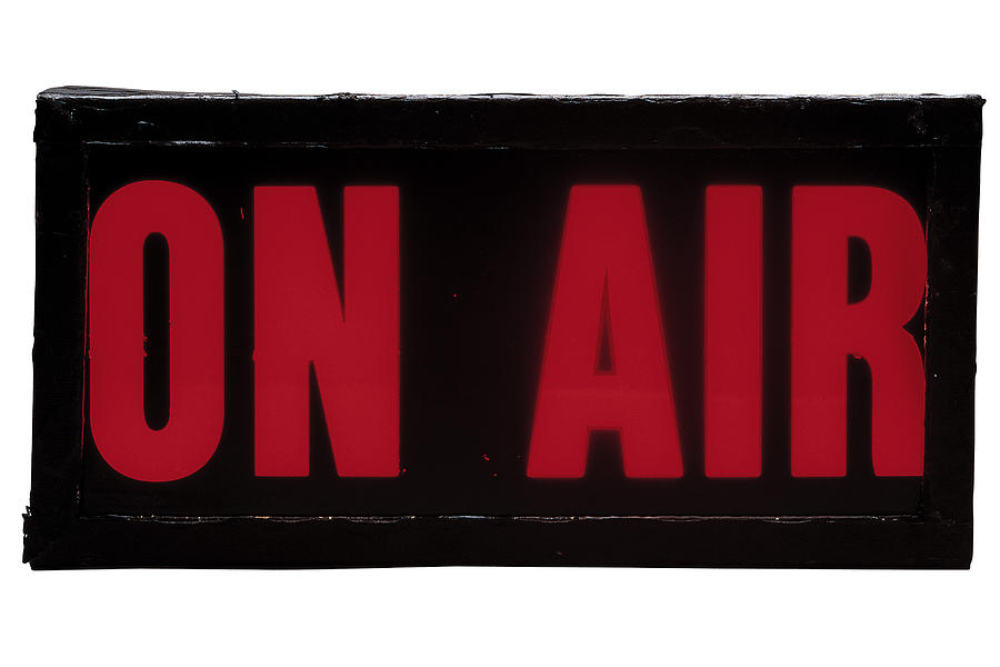 ON AIR sign Photograph by Comstock