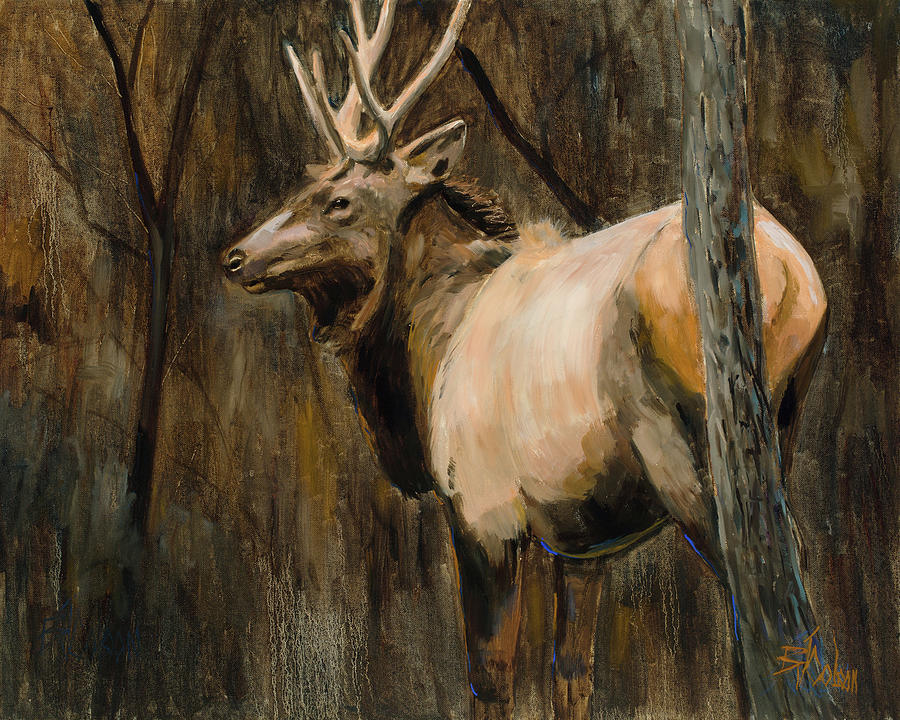 On Alert Painting by Billie Colson