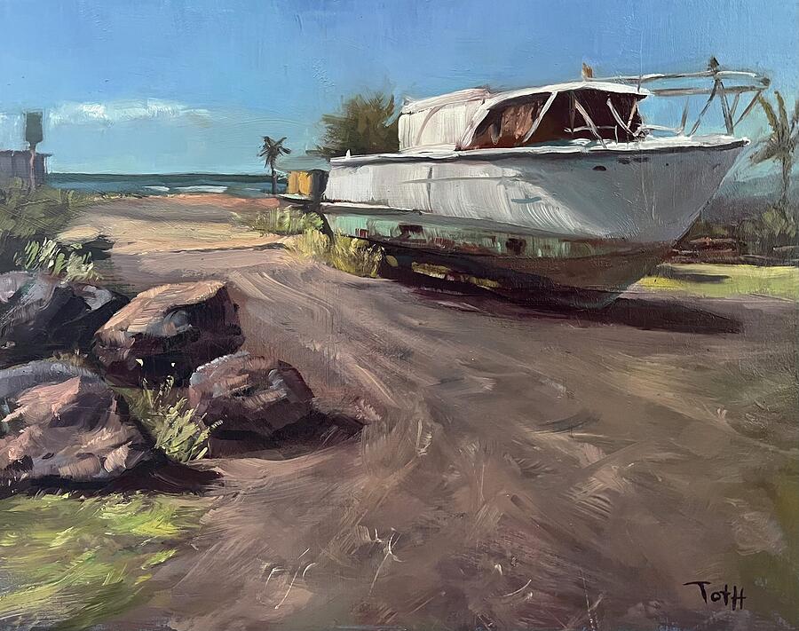 On Dry Land Painting by Laura Toth