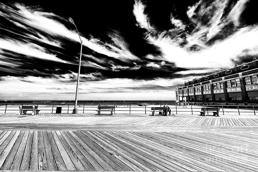 On the Asbury Park Boardwalk Photograph by John Rizzuto