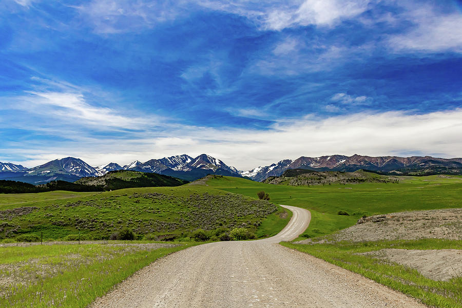 On the Backroads Of Montana Photograph by Volkmar Von Sehlen - Fine Art ...