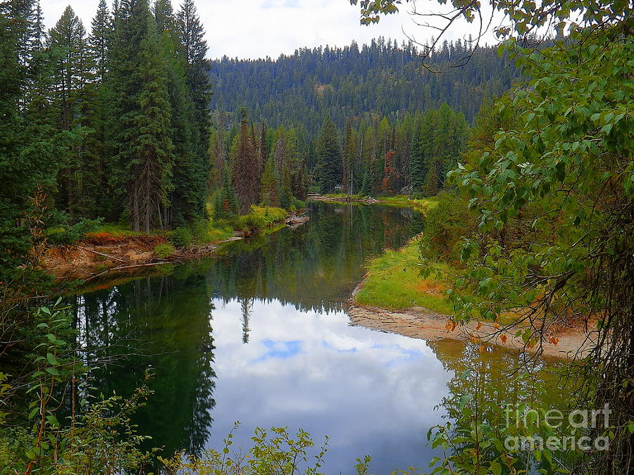 On The Banks Of The Payette River, Idaho Outdoor Adventures Art Print ...