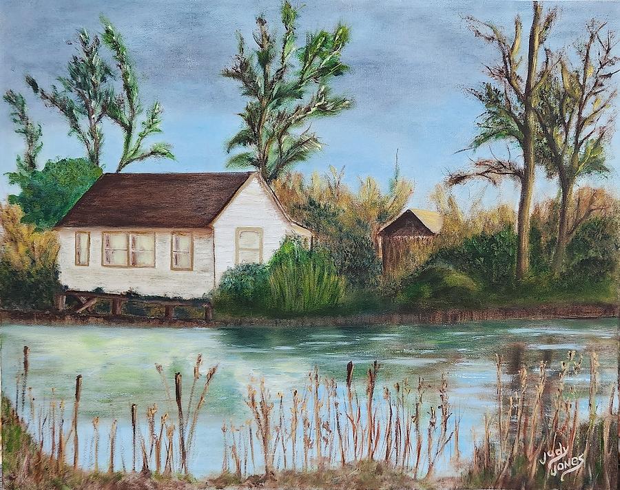 Tree Painting - On The Bayou by Judy Jones