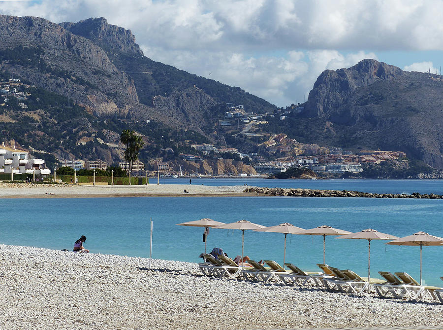 On the Beach at Altea, Alicante Photograph by Phil Banks