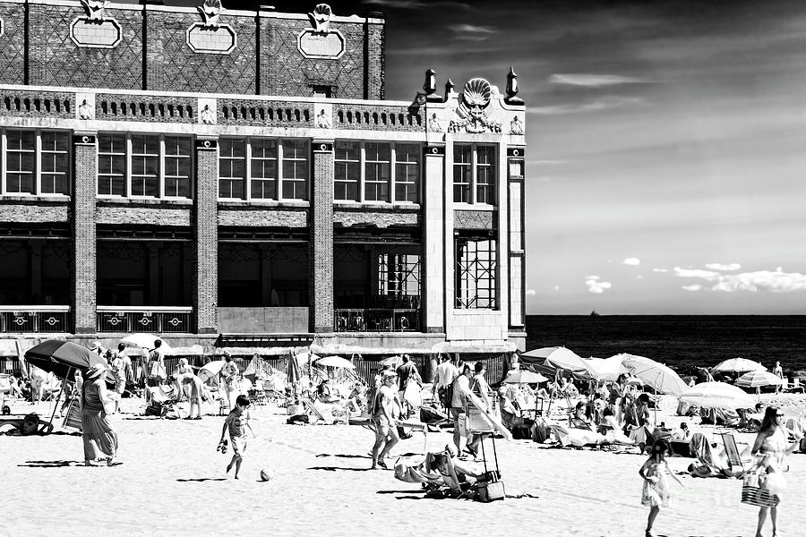 On the Beach Infrared at Asbury Park Photograph by John Rizzuto