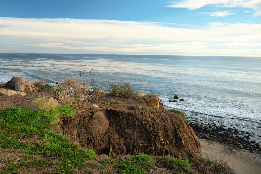 On the Bluffs Overlooking the Pacific Ocean Photograph by Matthew DeGrushe