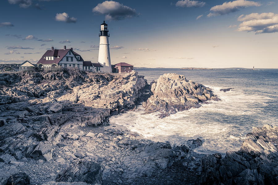 On the coast of Maine Photograph by Alexey Stiop