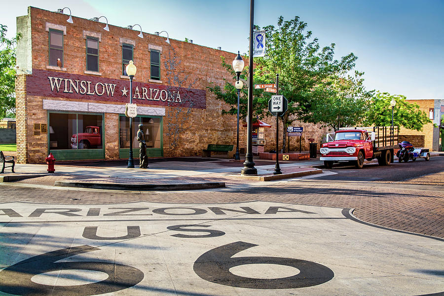 On The Corner in Winslow Arizona Photograph by Paul LeSage