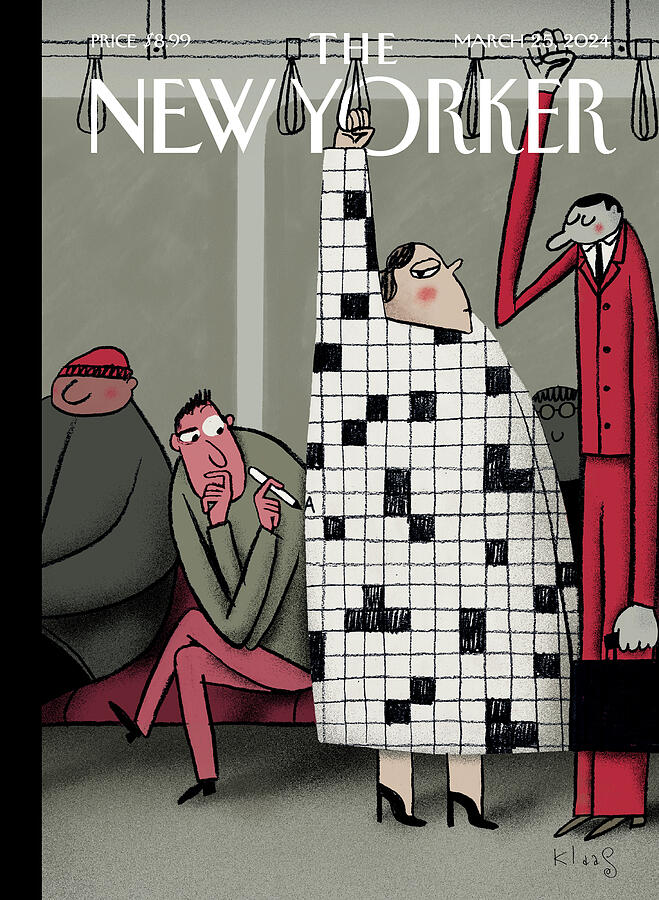 New Yorker Cover Painting - On the Grid by Klaas Verplancke