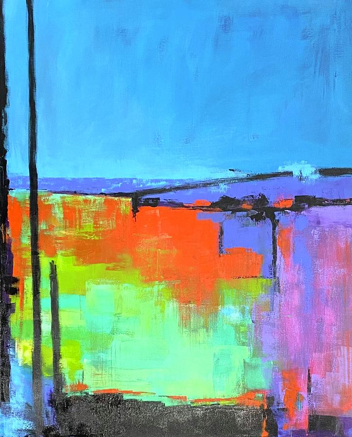 On the Horizon  Painting by Suzzanna Frank