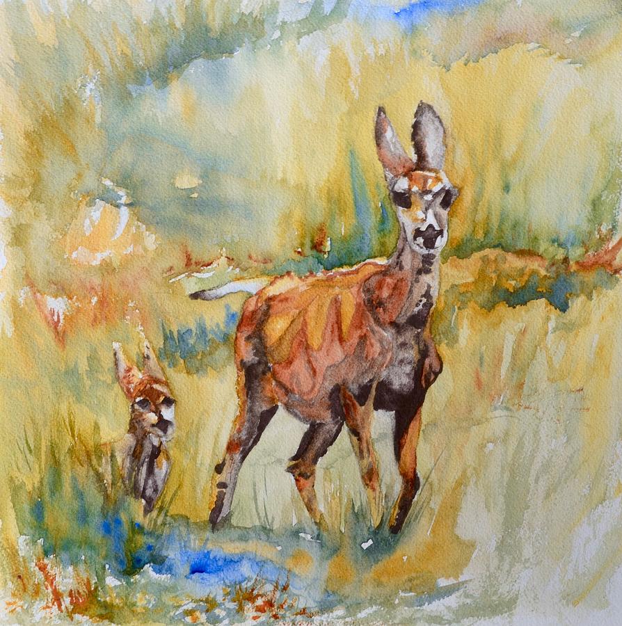 On The Move Indian Hills Painting by Beverley Harper Tinsley