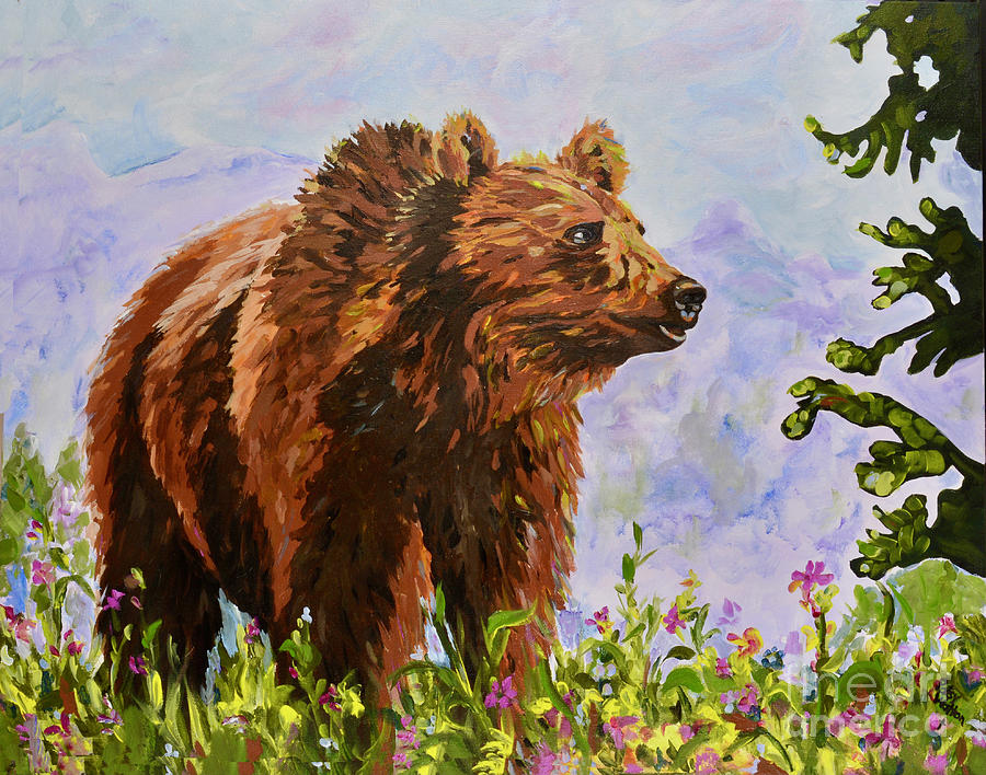 ON the PROWL Painting by Patsy Walton
