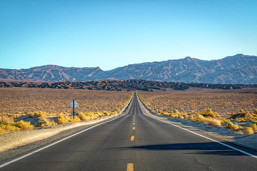 On the Road Again - Death Valley Photograph by Lindsay Thomson