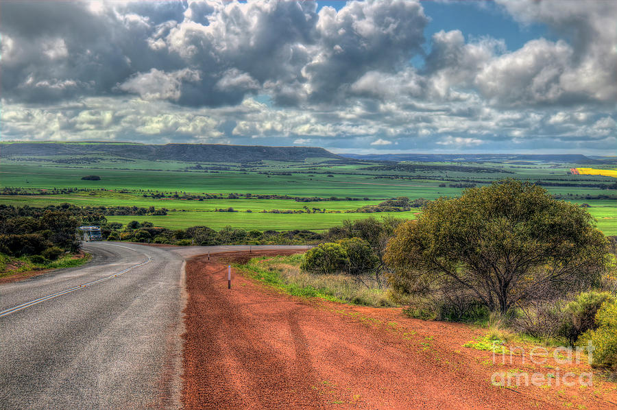 On the Road - Geraldton to Nanson, Western Australia  Photograph by Elaine Teague