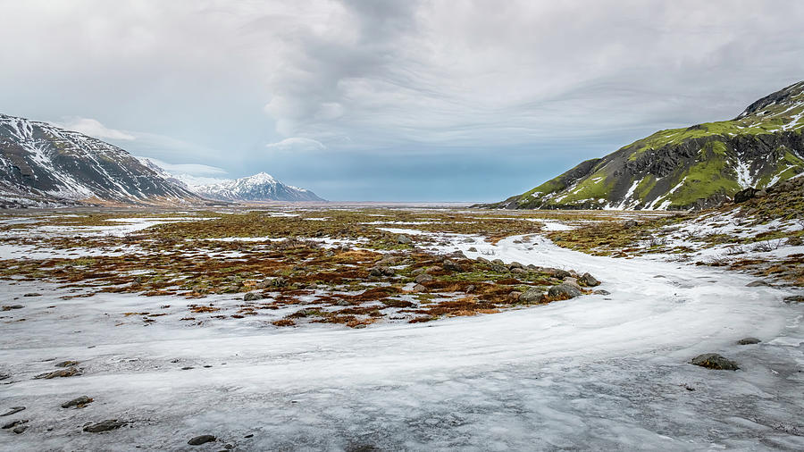 On The Road to Hoffellsjokull Glacier Iceland  Photograph by Joan Carroll