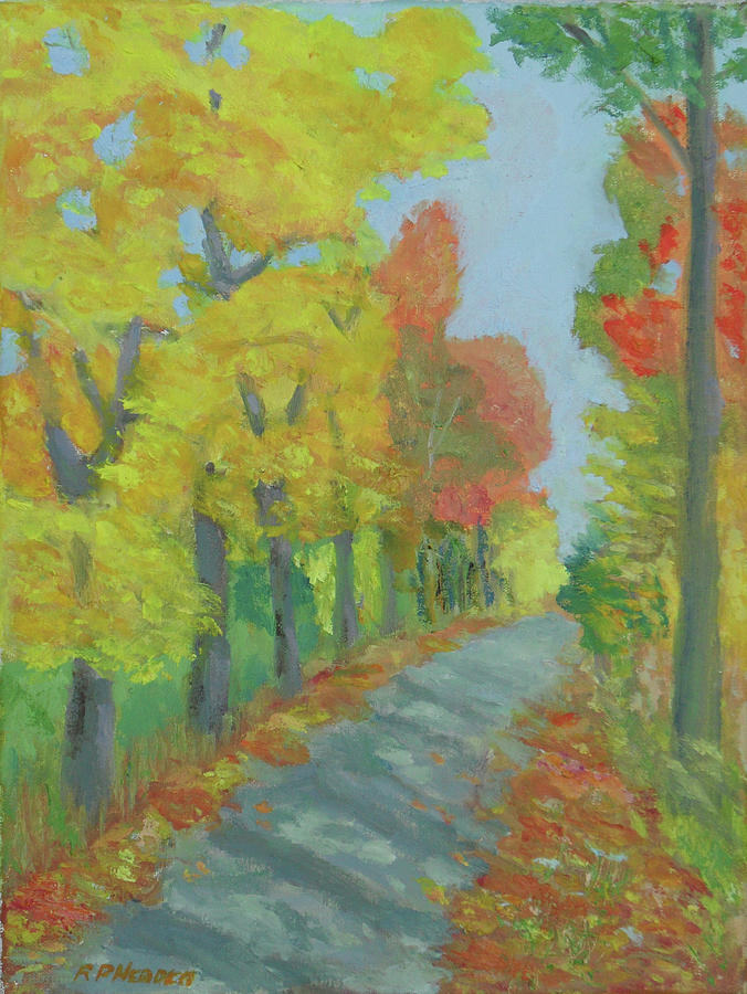 On The Way To Westminster Park Painting by Robert P Hedden