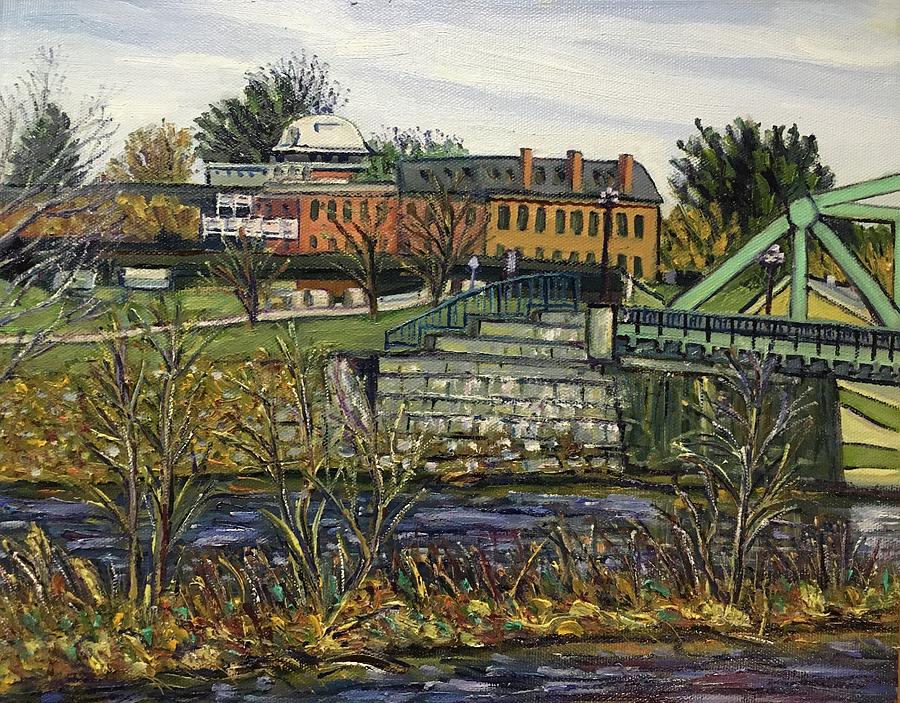 On the Westfield River Painting by Richard Nowak