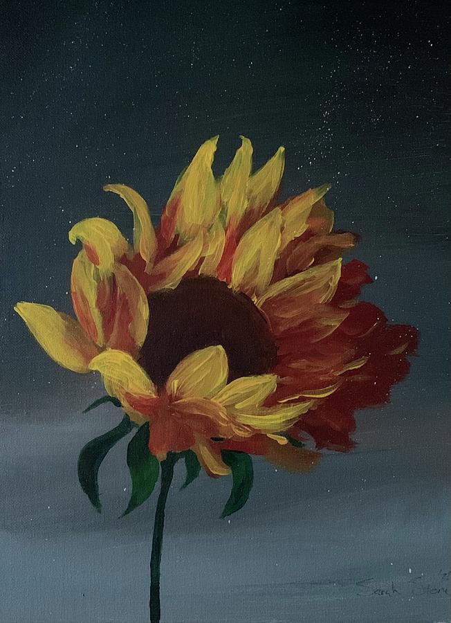 Sunflower Mixed Media - Once A Dream by Sarah Stone