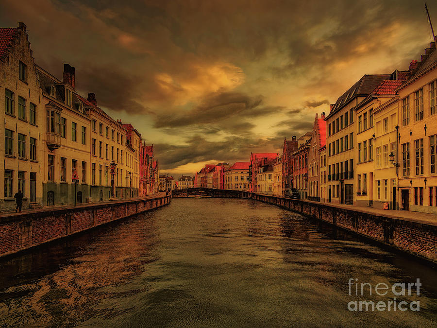 Brugge Photograph - Once upon a time in Brugge by Leigh Kemp Brugge Photograph - Once upon a time in Brugge by Leigh Kemp