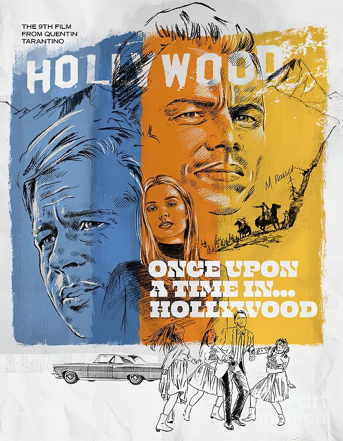 Once Upon a Time in Hollywood Painting by Layla Tyler | Pixels