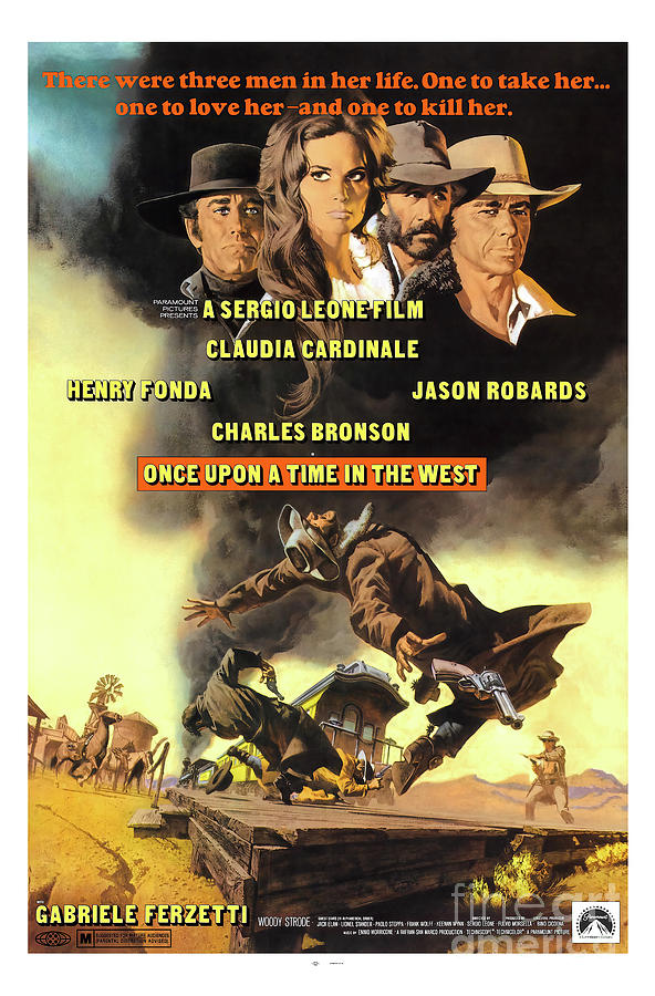 Once Upon a Time in the West 1968 Mixed Media by KulturArts Studio