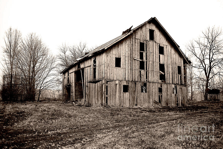 Barn Photograph - Once Upon a Time by Kent Flora
