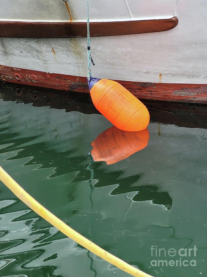 One Buoy Reflection Photograph by Norma Appleton