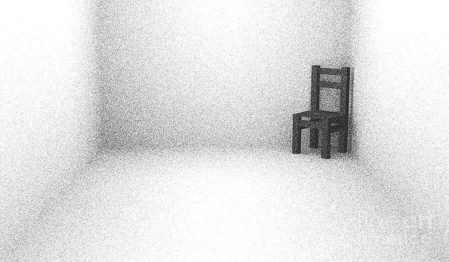 One Chair In Empty Room Digital Art by Cu Biz One Chair In Empty Room Digital Art by Cu Biz