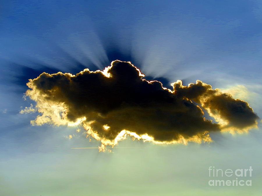 One Cloud Photograph by Thomas Schroeder