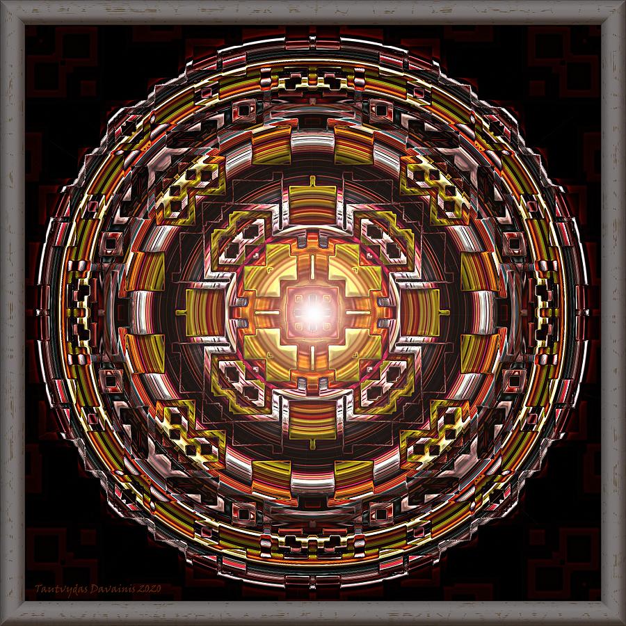 One day mandalas. The mandala of the first hour. Digital Art by