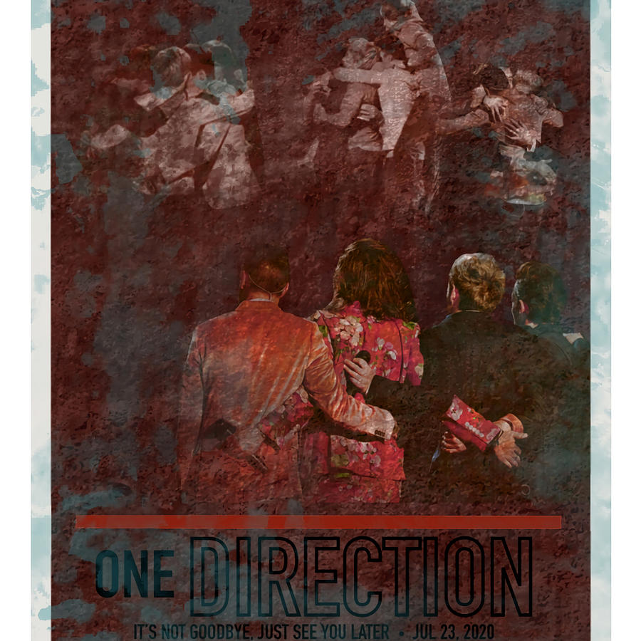 One direction 10 year reunion Poster boy Painting by Roberts Graham