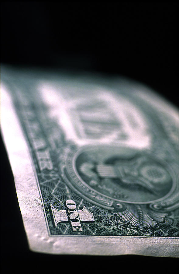 One Dollar Bill Photograph by Bertrand Demee