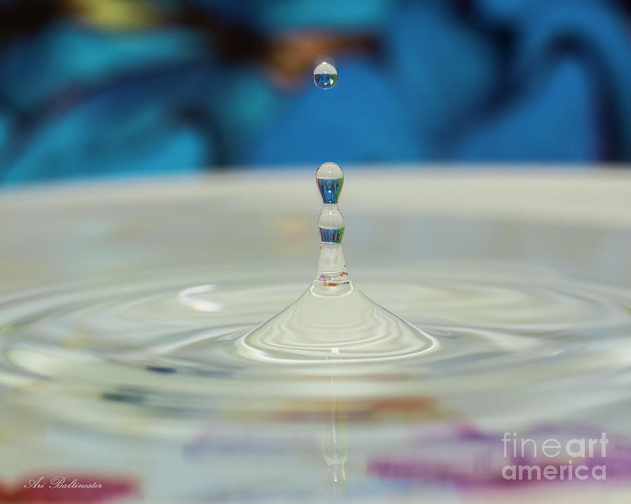 One drop frozen in time Photograph by Arik Baltinester