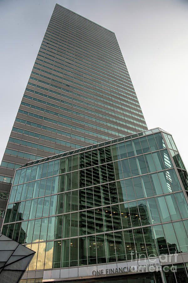 One Financial Center Plaza in Providence Rhode Island Photograph by David Oppenheimer