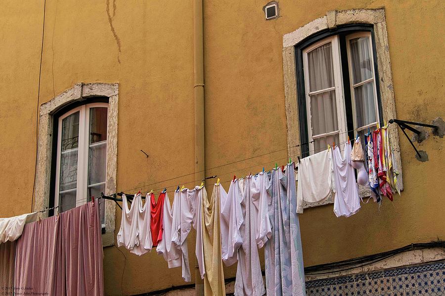 Architecture Photograph - One Fine Laundry Day In The City - 1 by Hany J
