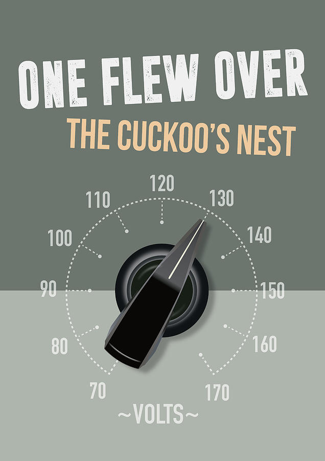 One Flew Over The Cuckoos Nest Digital Art - One Flew Over the Cuckoos Nest - Alternative Movie Poster by Movie Poster Boy