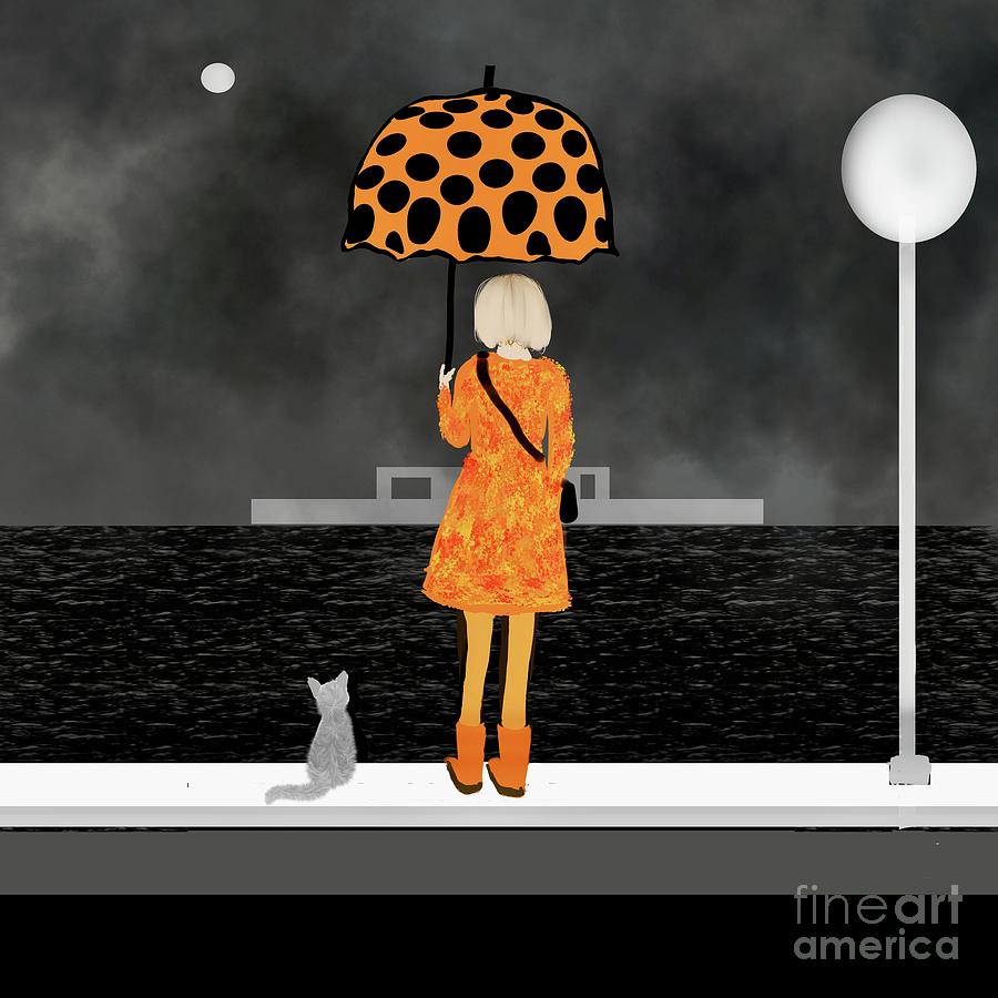 One foggy night illustration Digital Art by Elaine Hayward One foggy night illustration Digital Art by Elaine Hayward