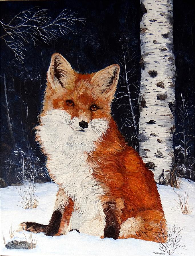 One Foxy Lady Painting By Patti Gilley - Fine Art America