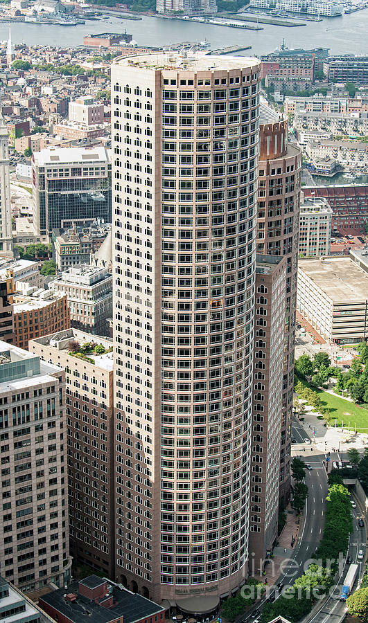 One International Place Boston Aerial Photograph by David Oppenheimer -  Fine Art America