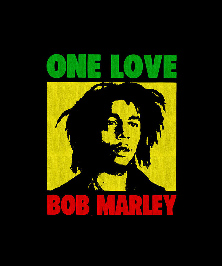 One Love Bob Marley Digital Art by Janet Hamilton | Pixels