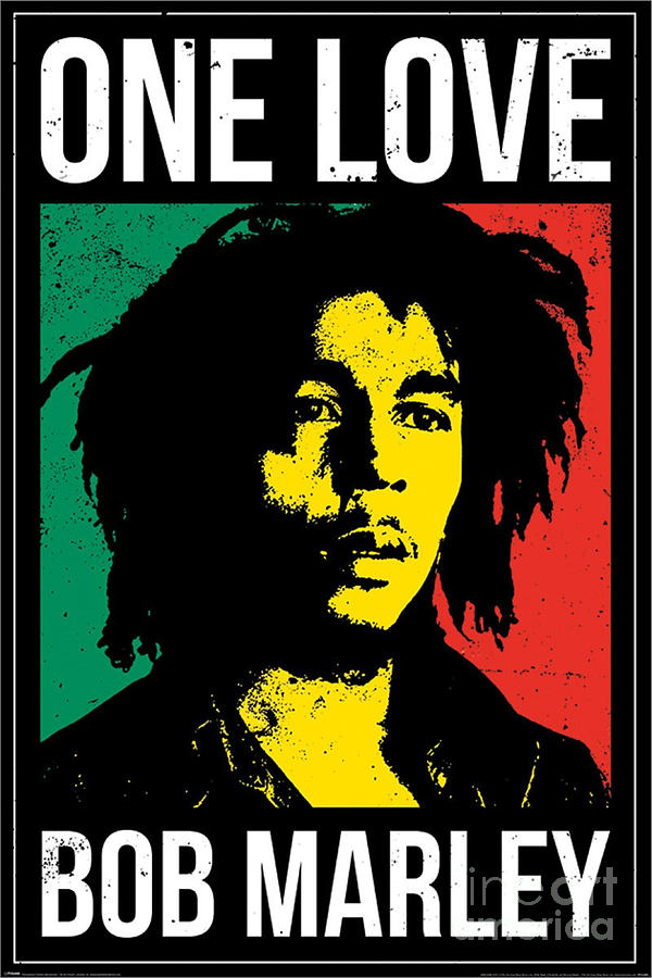 One Love Bob Marley Digital Art by Mohamad Maji - Fine Art America