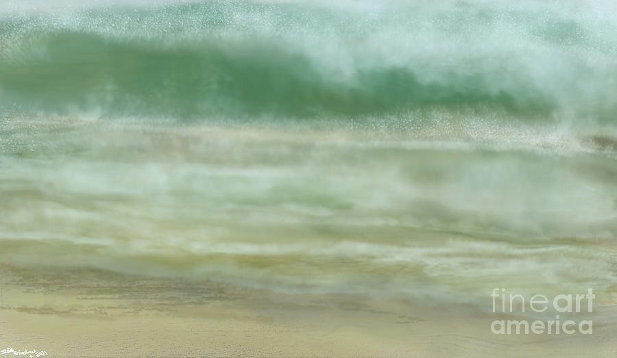 One Mighty Ocean Swell Digital Art