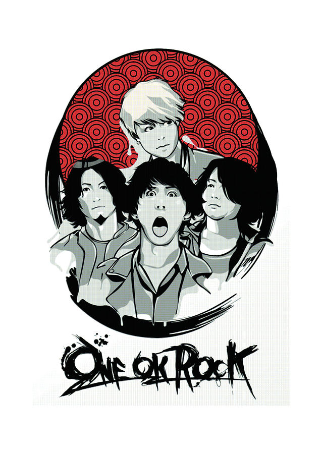 One Ok Rock Members Digital Art by Scabi Herb - Fine Art America