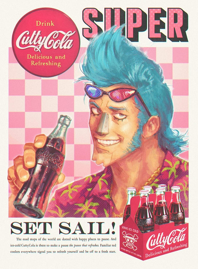 coca cola x one piece