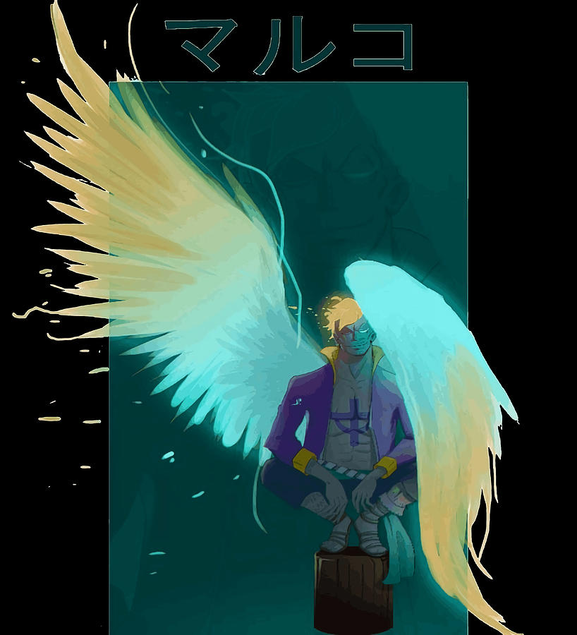 One Piece Marco the Phoenix Poster quote Painting by Grant Isabel | Pixels